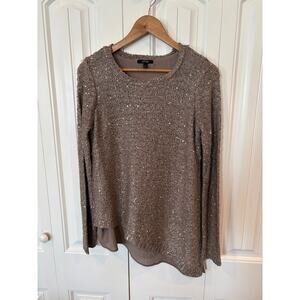 Apt 9 Gold Sequin Sweater Size Medium